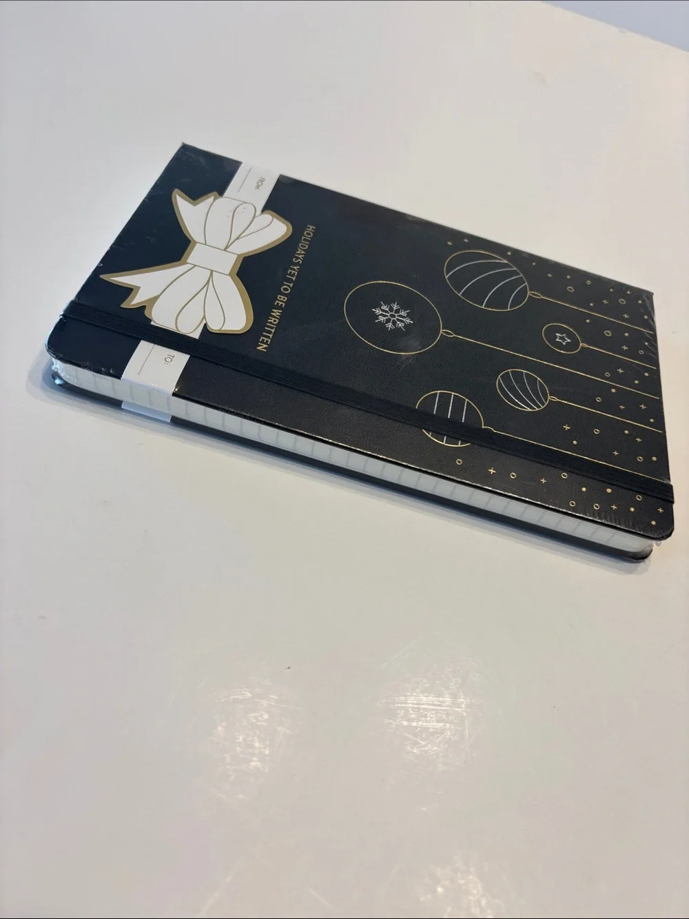 Moleskin Hard Cover Holiday Notebook in Black